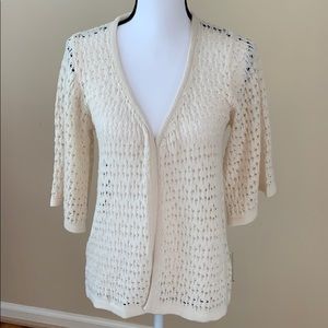 Tulle Off-White Cardigan Size XS